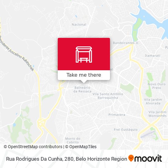 Mapa Rua Rodrigues Da Cunha, 280