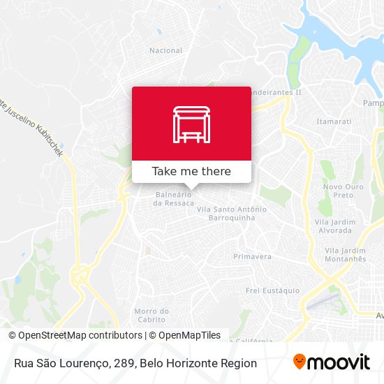 Rua São Lourenço, 289 map