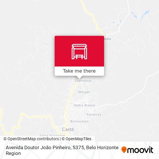 Avenida Doutor João Pinheiro, 5375 map