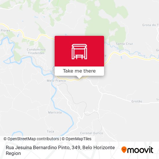 Rua Jesuína Bernardino Pinto, 349 map