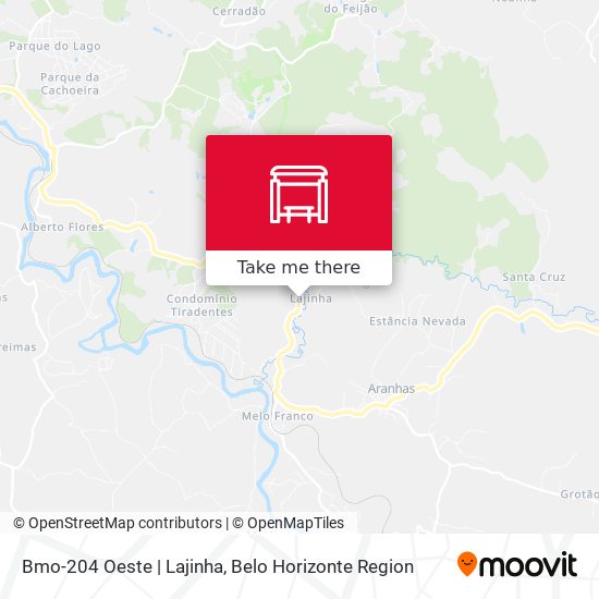Bmo-204 Oeste | Lajinha map