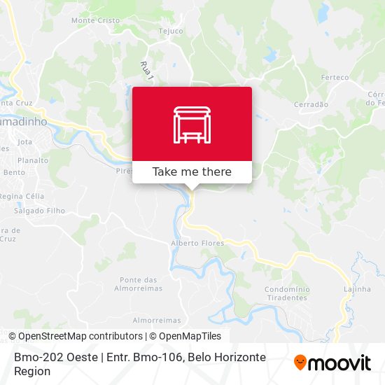Bmo-202 Oeste | Entr. Bmo-106 map