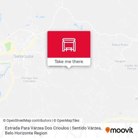 Estrada Para Várzea Dos Crioulos | Sentido Várzea map
