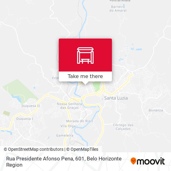 Rua Presidente Afonso Pena, 601 map