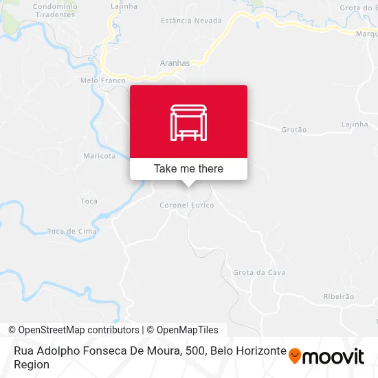 Rua Adolpho Fonseca De Moura, 500 map