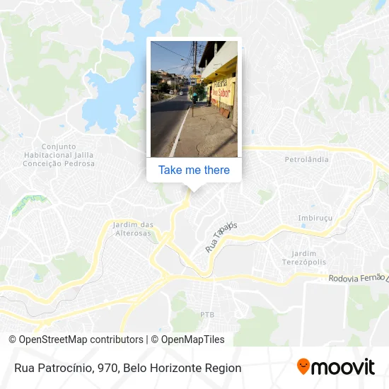 Rua Patrocínio, 970 map