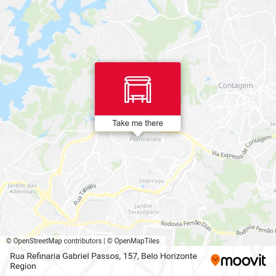 Rua Refinaria Gabriel Passos, 157 map
