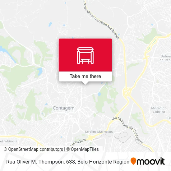 Rua Oliver M. Thompson, 638 map