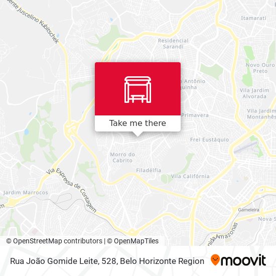 Rua João Gomide Leite, 528 map