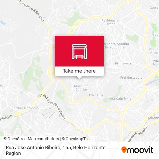 Rua José Antônio Ribeiro, 155 map