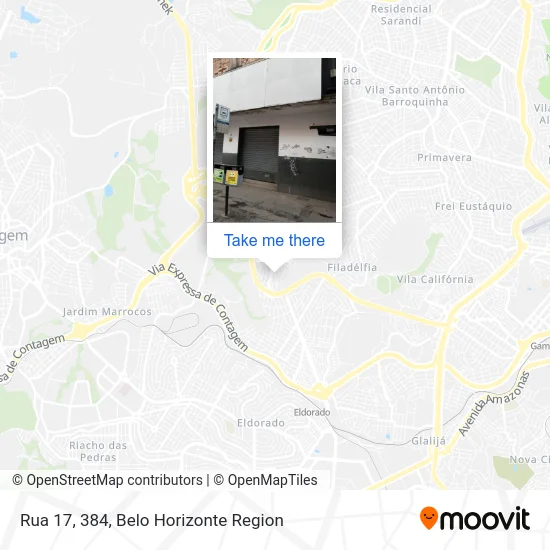 Rua 17, 384 map