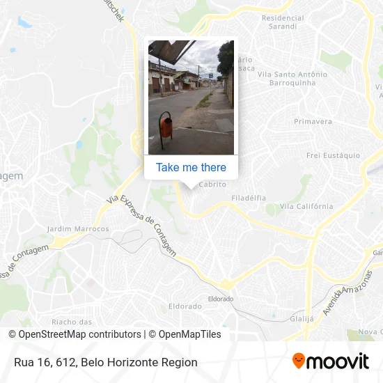Rua 16, 612 map