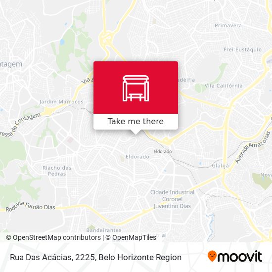 Rua Das Acácias, 2225 map