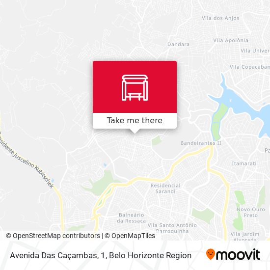 Avenida Das Caçambas, 1 map