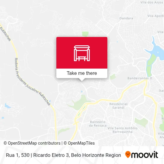 Rua 1, 530 | Ricardo Eletro 3 map