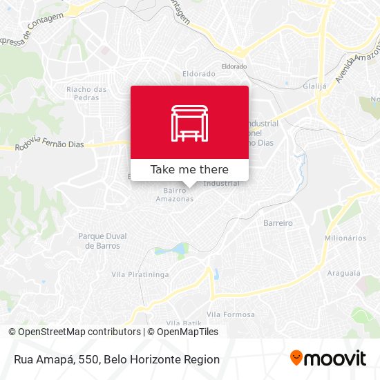 Rua Amapá, 550 map