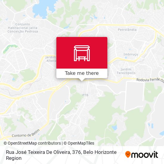 Rua José Teixeira De Oliveira, 376 map