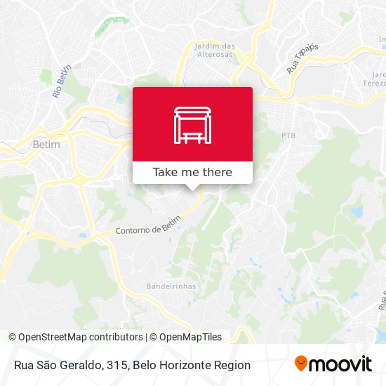Rua São Geraldo, 315 map