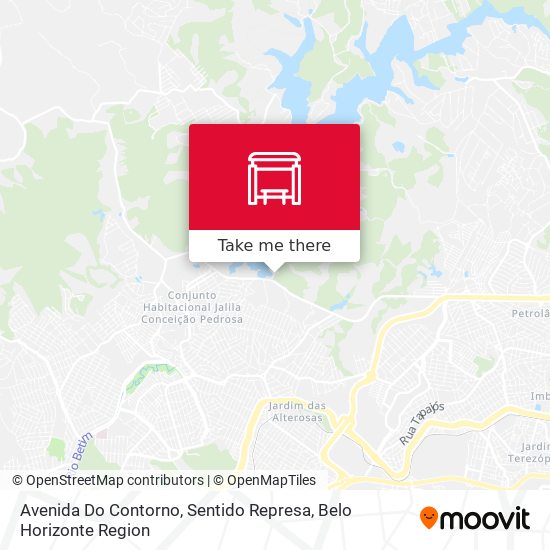 Avenida Do Contorno, Sentido Represa map