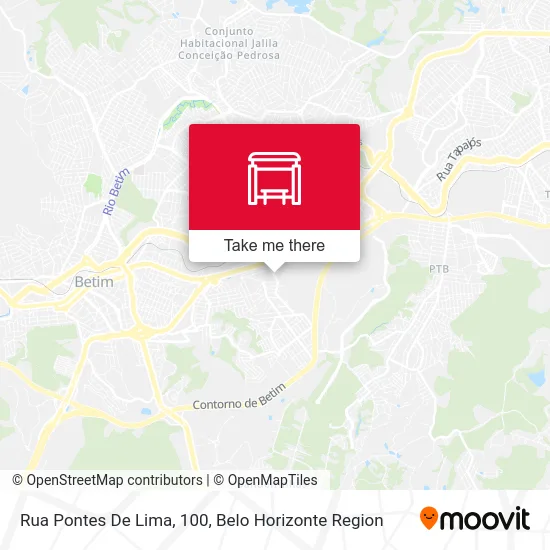 Rua Pontes De Lima, 100 map
