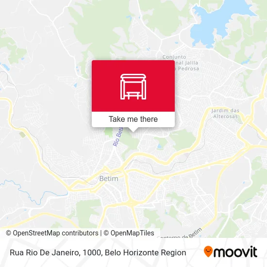 Rua Rio De Janeiro, 1000 map