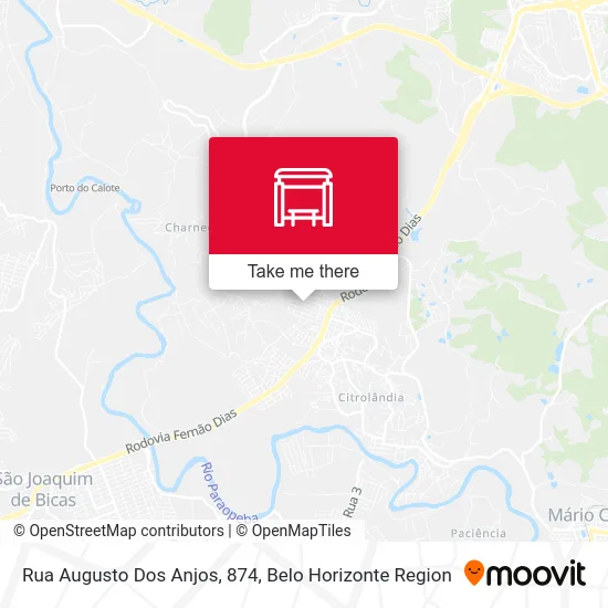 Rua Augusto Dos Anjos, 874 map