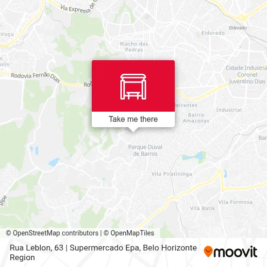 Rua Leblon, 63 | Supermercado Epa map