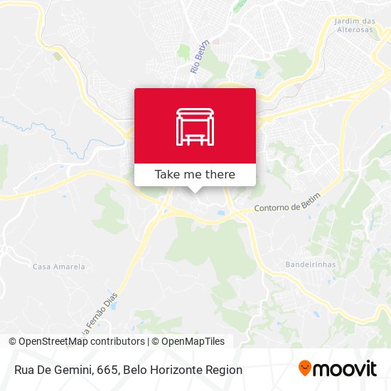 Rua De Gemini, 665 map