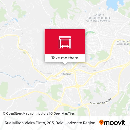 Rua Milton Vieira Pinto, 205 map