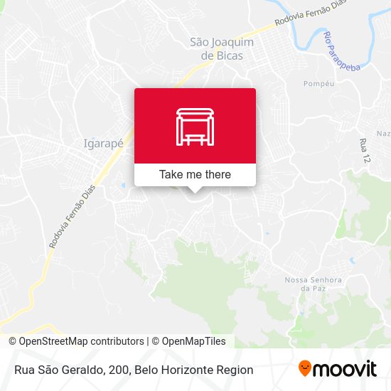 Rua São Geraldo, 200 map