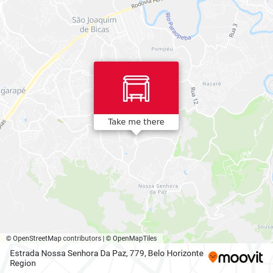 Estrada Nossa Senhora Da Paz, 779 map