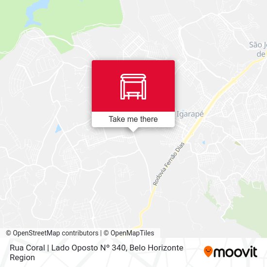Rua Coral | Lado Oposto Nº 340 map