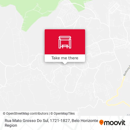 Rua Mato Grosso Do Sul, 1721-1827 map