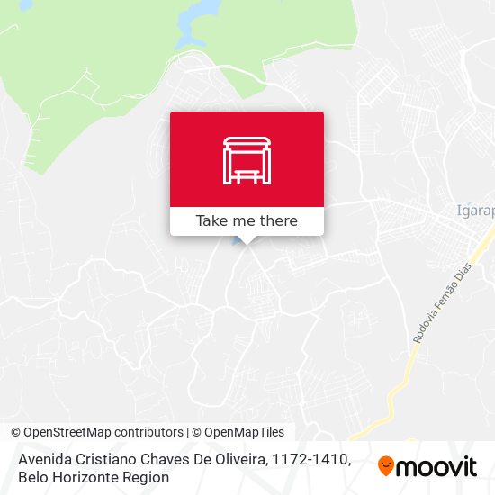 Avenida Cristiano Chaves De Oliveira, 1172-1410 map