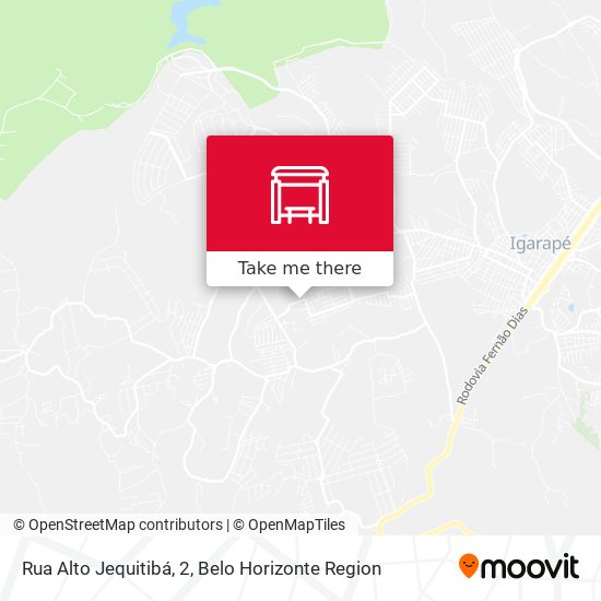 Rua Alto Jequitibá, 2 map