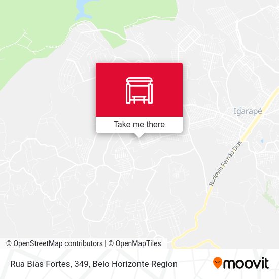 Rua Bias Fortes, 349 map