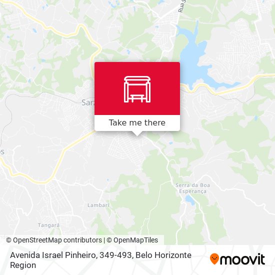 Avenida Israel Pinheiro, 349-493 map