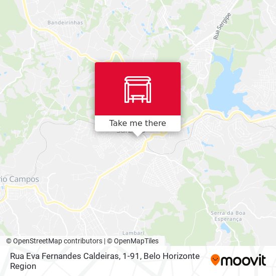 Rua Eva Fernandes Caldeiras, 1-91 map
