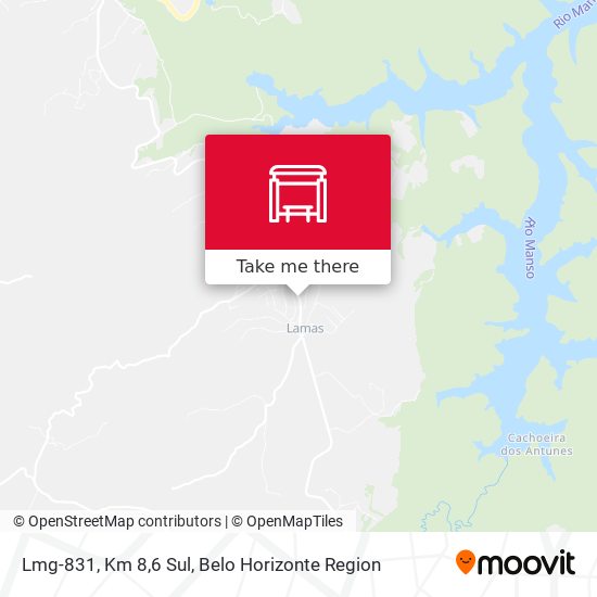 Lmg-831, Km 8,6 Sul map