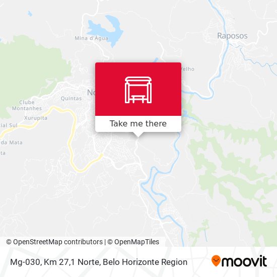 Mg-030, Km 27,1 Norte map