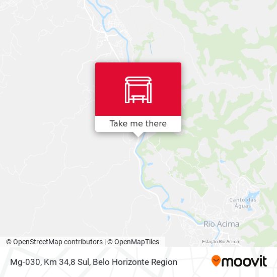 Mg-030, Km 34,8 Sul map