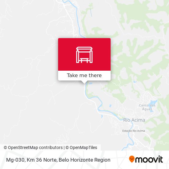 Mg-030, Km 36 Norte map