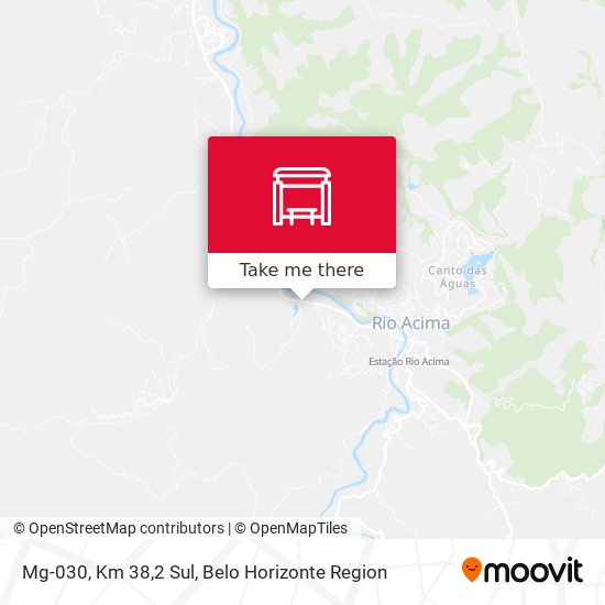 Mg-030, Km 38,2 Sul map