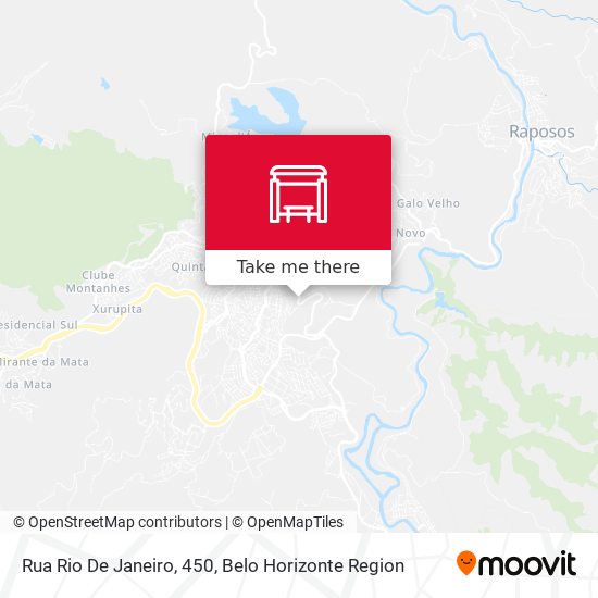 Rua Rio De Janeiro, 450 map