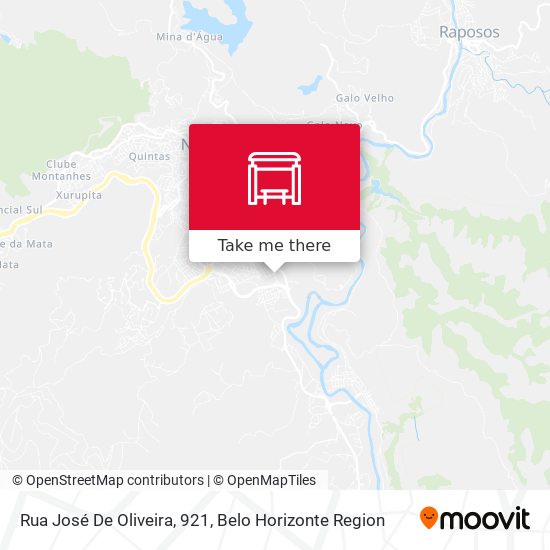 Rua José De Oliveira, 921 map