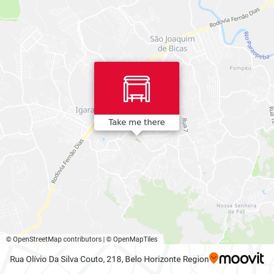 Mapa Rua Olívio Da Silva Couto, 218