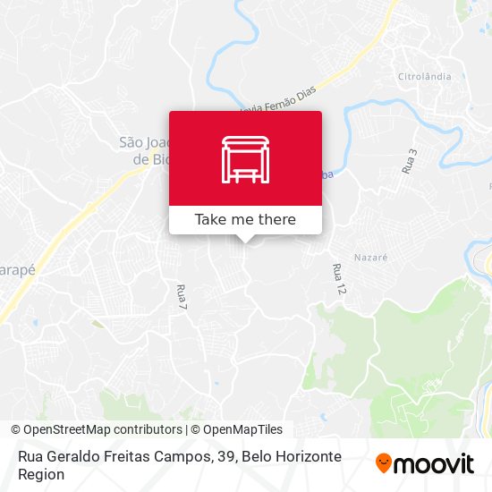 Rua Geraldo Freitas Campos, 39 map