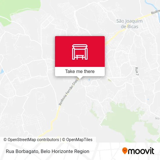 Rua Borbagato map
