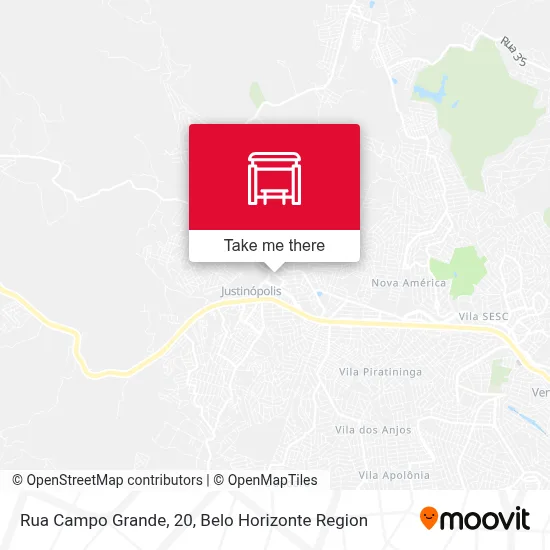 Rua Campo Grande, 20 map
