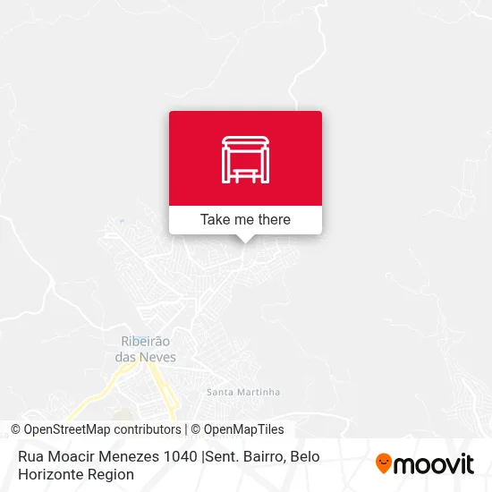 Rua Moacir Menezes 1040 |Sent. Bairro map